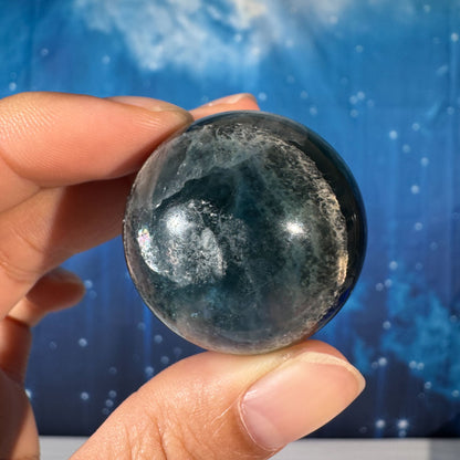 Rainbow Fluorite Sphere – 0.065 kg