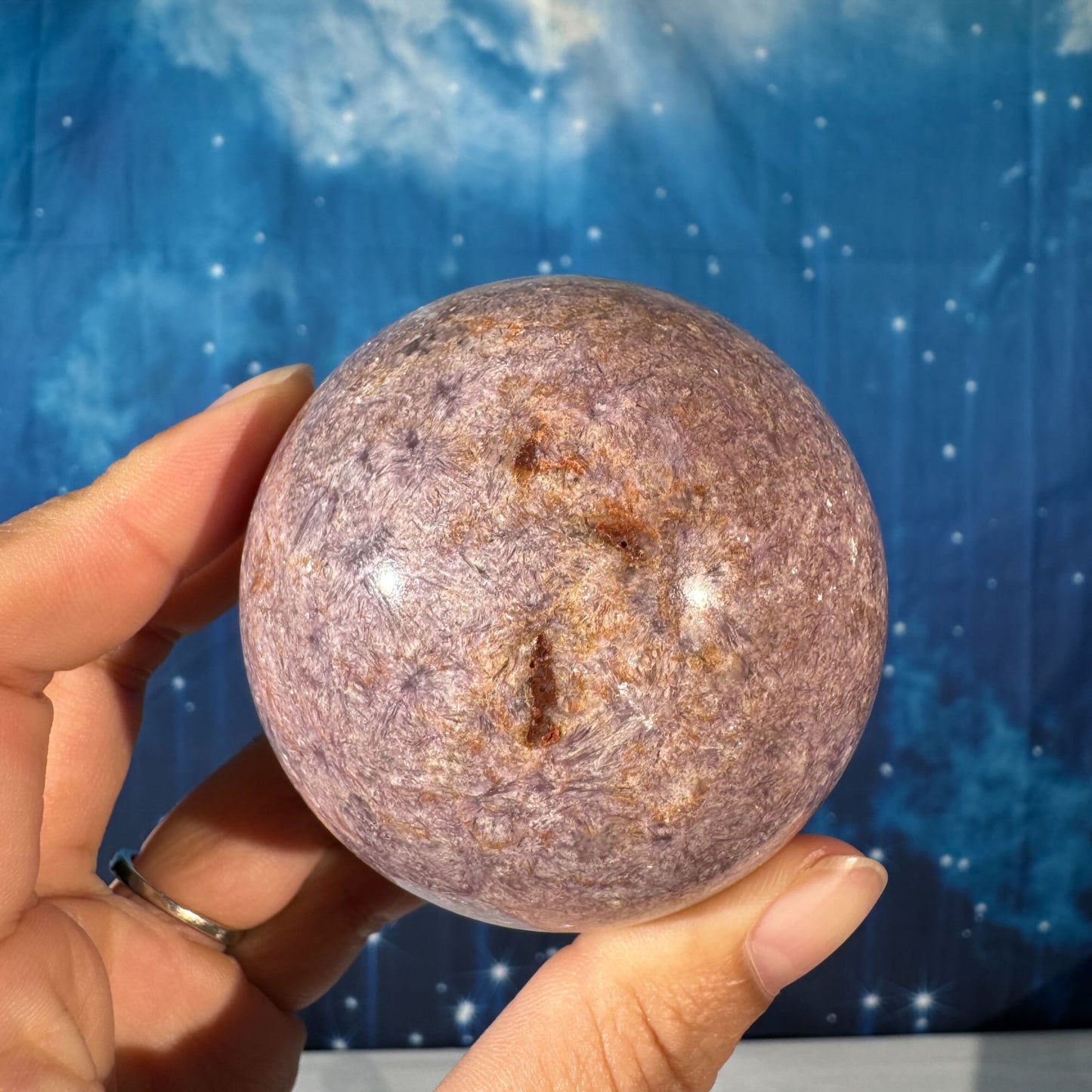 Lepidolite Sphere – 0.405 kg