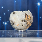 Chalcedony Sphere with Druzy Quartz – 0.153 kg