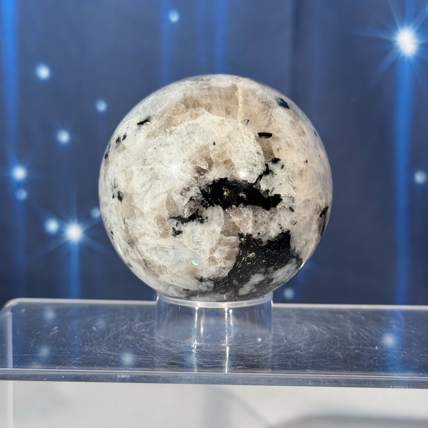 Rainbow Moonstone Sphere – 0.366 kg