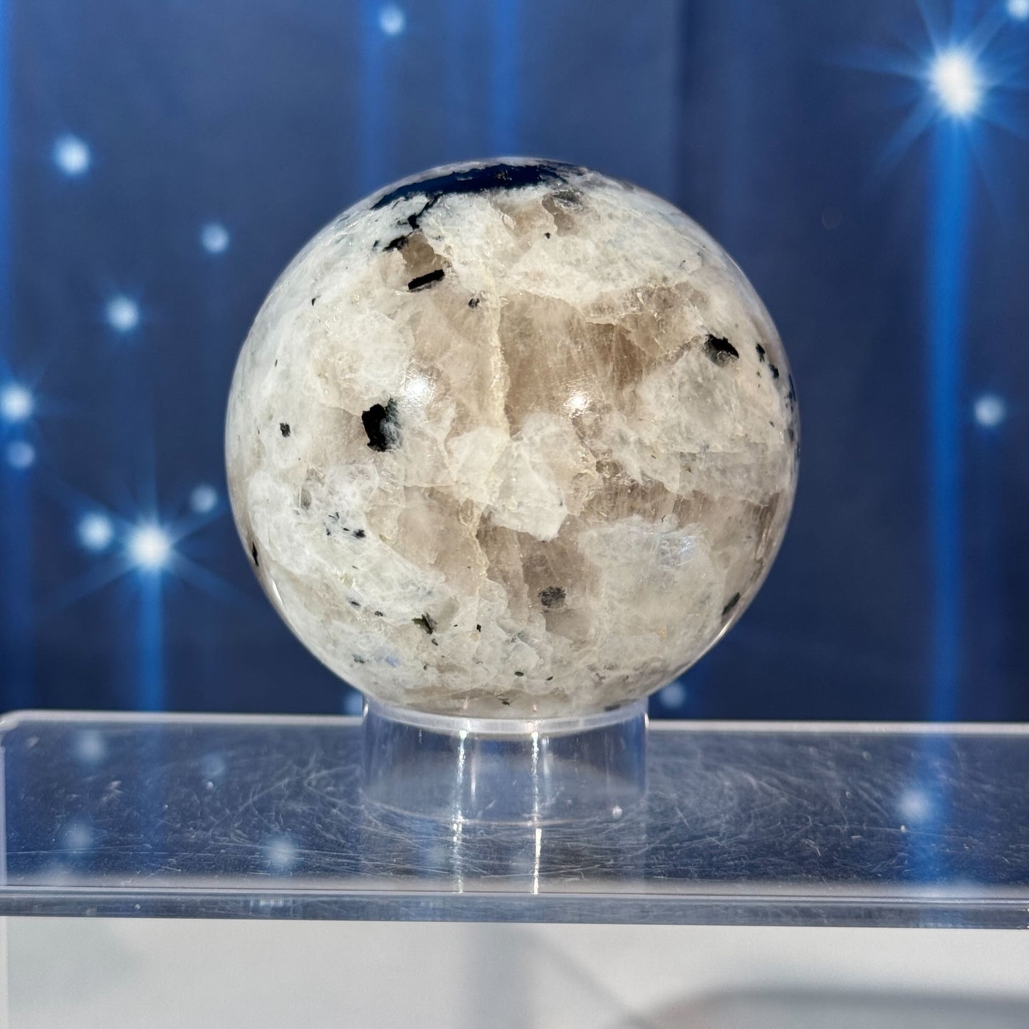 Rainbow Moonstone Sphere – 0.366 kg