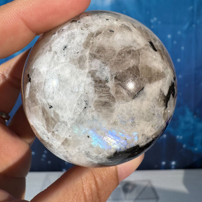 Rainbow Moonstone Sphere – 0.366 kg