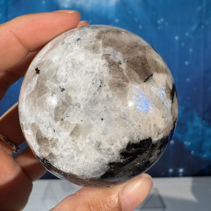 Rainbow Moonstone Sphere – 0.366 kg