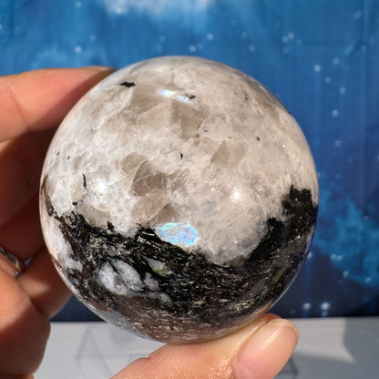 Rainbow Moonstone Sphere – 0.366 kg