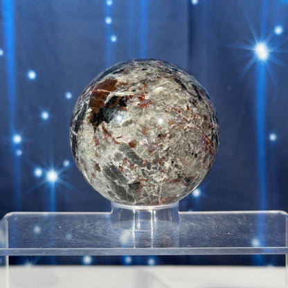 Sodalite-Syenite Sphere – Yooperlite® • 0.462 kg