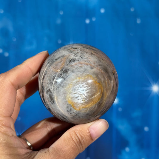 Black Moonstone Sphere – 0.352 kg