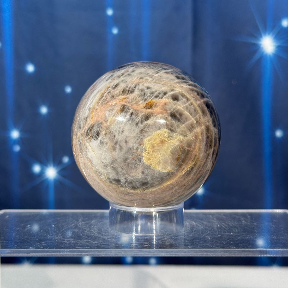 Black Moonstone Sphere – 0.352 kg