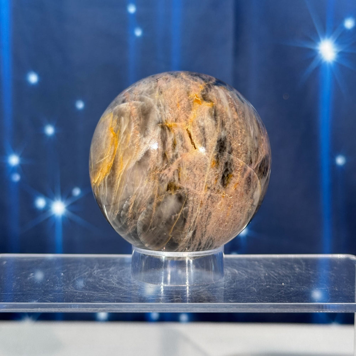 Black Moonstone Sphere – 0.352 kg