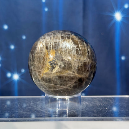 Black Moonstone Sphere – 0.295 kg