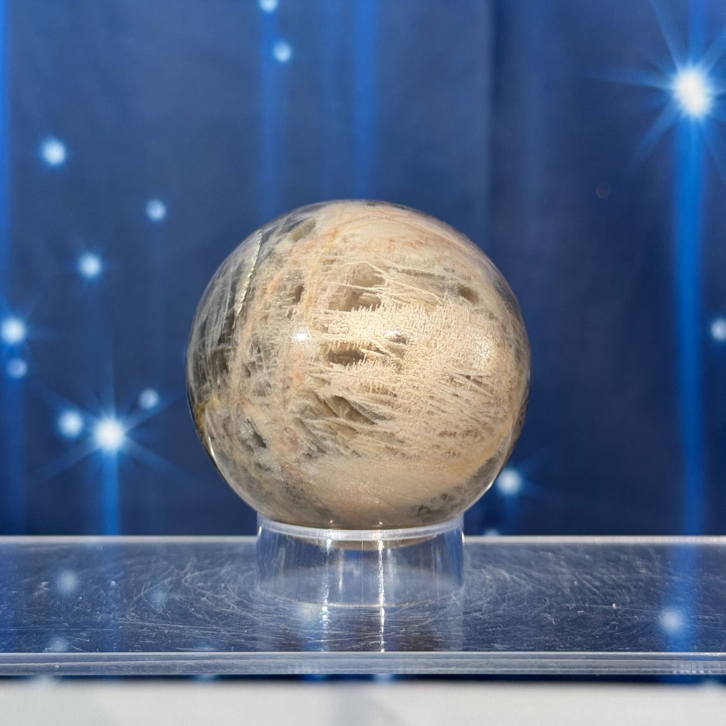 Black Moonstone Sphere – 0.207 kg