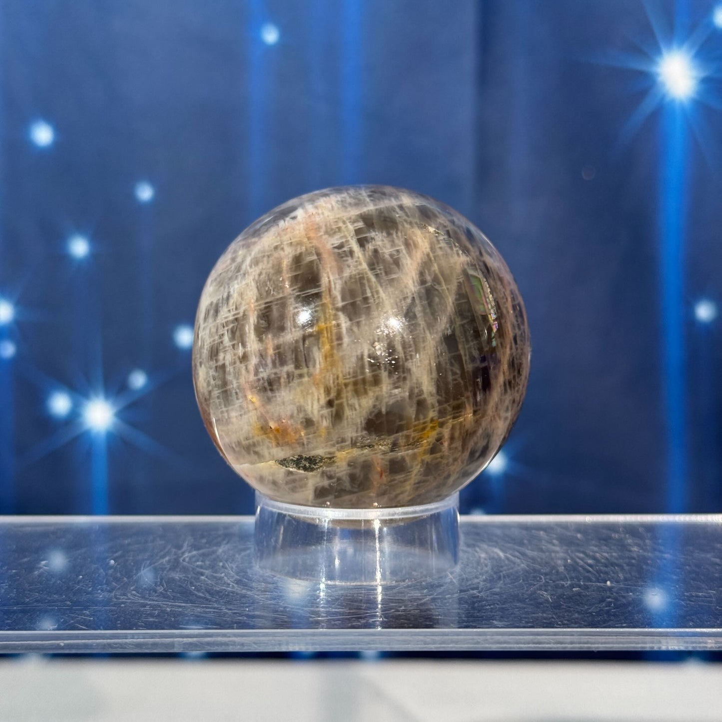 Black Moonstone Sphere – 0.207 kg