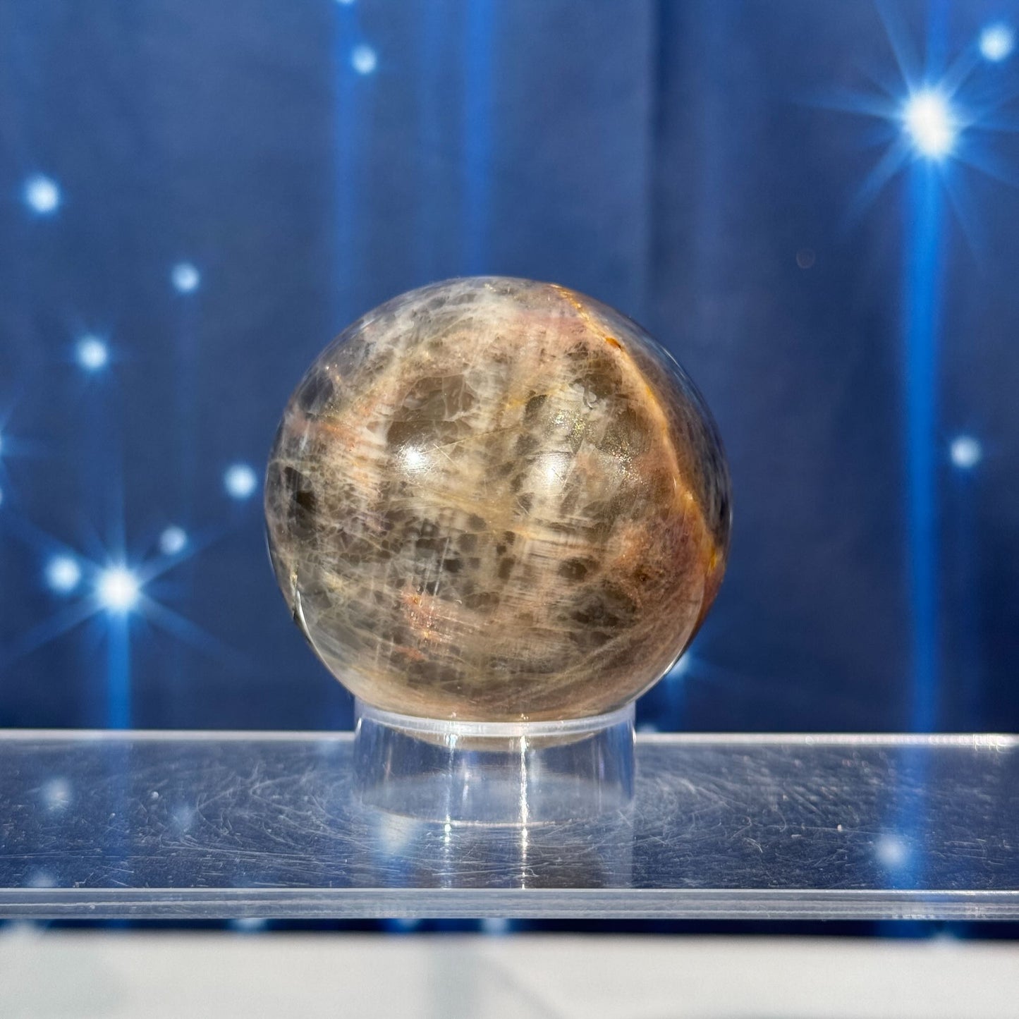 Black Moonstone Sphere – 0.207 kg