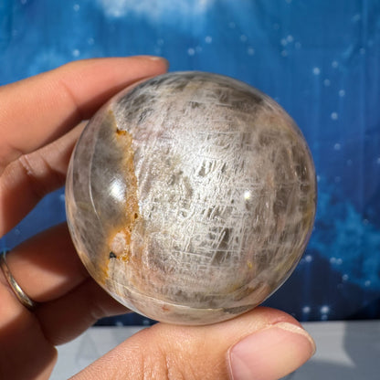 Black Moonstone Sphere – 0.207 kg