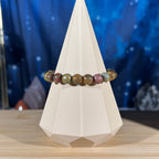One (1) Cherry creek jasper bracelet – 8mm beads, fits 6.25" wrist