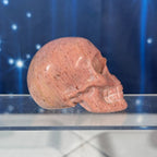 Pink Petrified Wood Skull – 0.238 kg