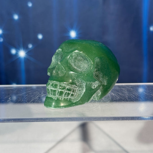 Green Aventurine Skull – 0.147 kg