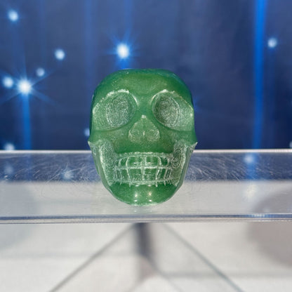 Green Aventurine Skull – 0.147 kg