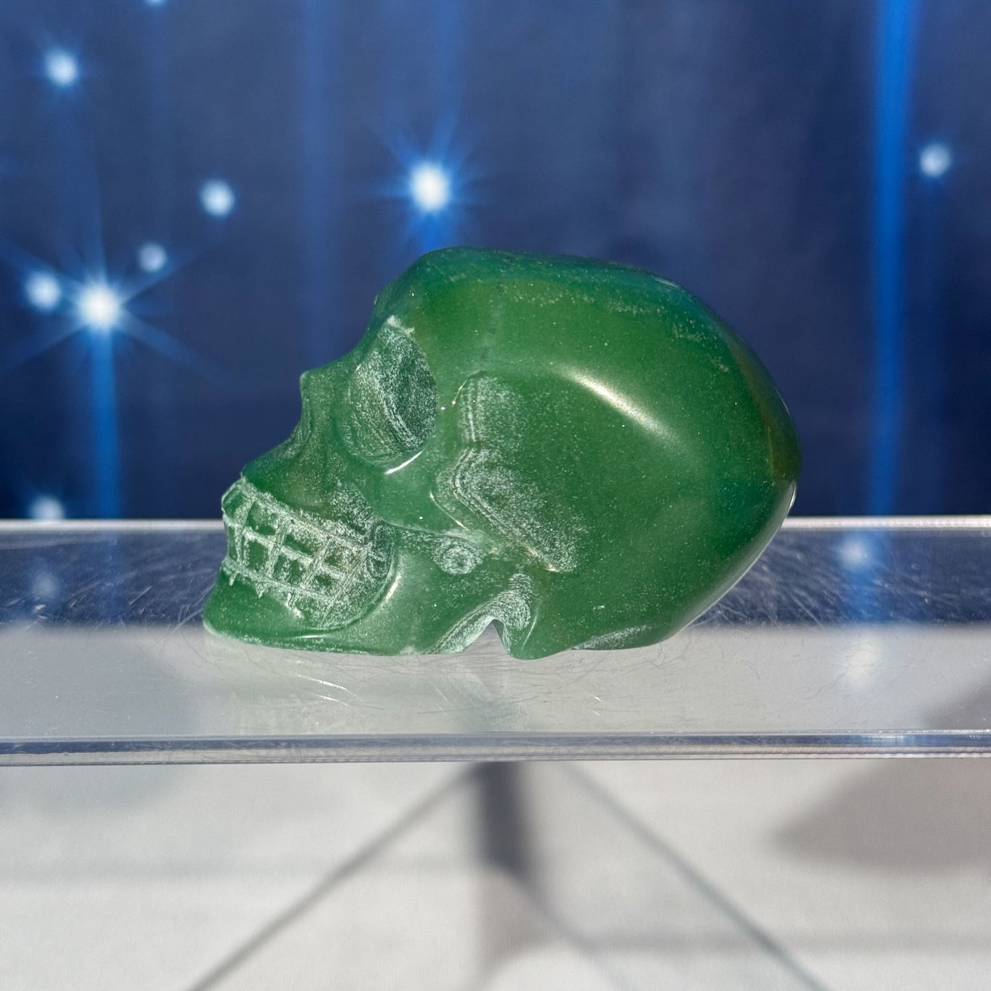 Green Aventurine Skull – 0.147 kg