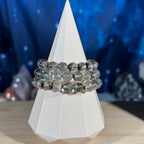 One (1) Lodolite bracelet - 9mm beads - fits 6.75" wrist