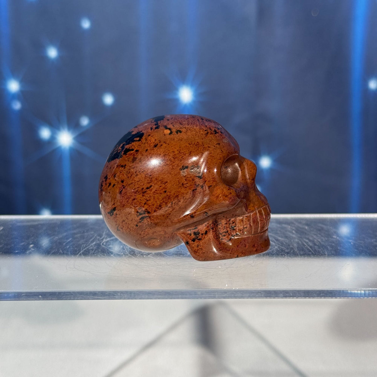 Mahogany Obsidian Skull – 0.094 kg