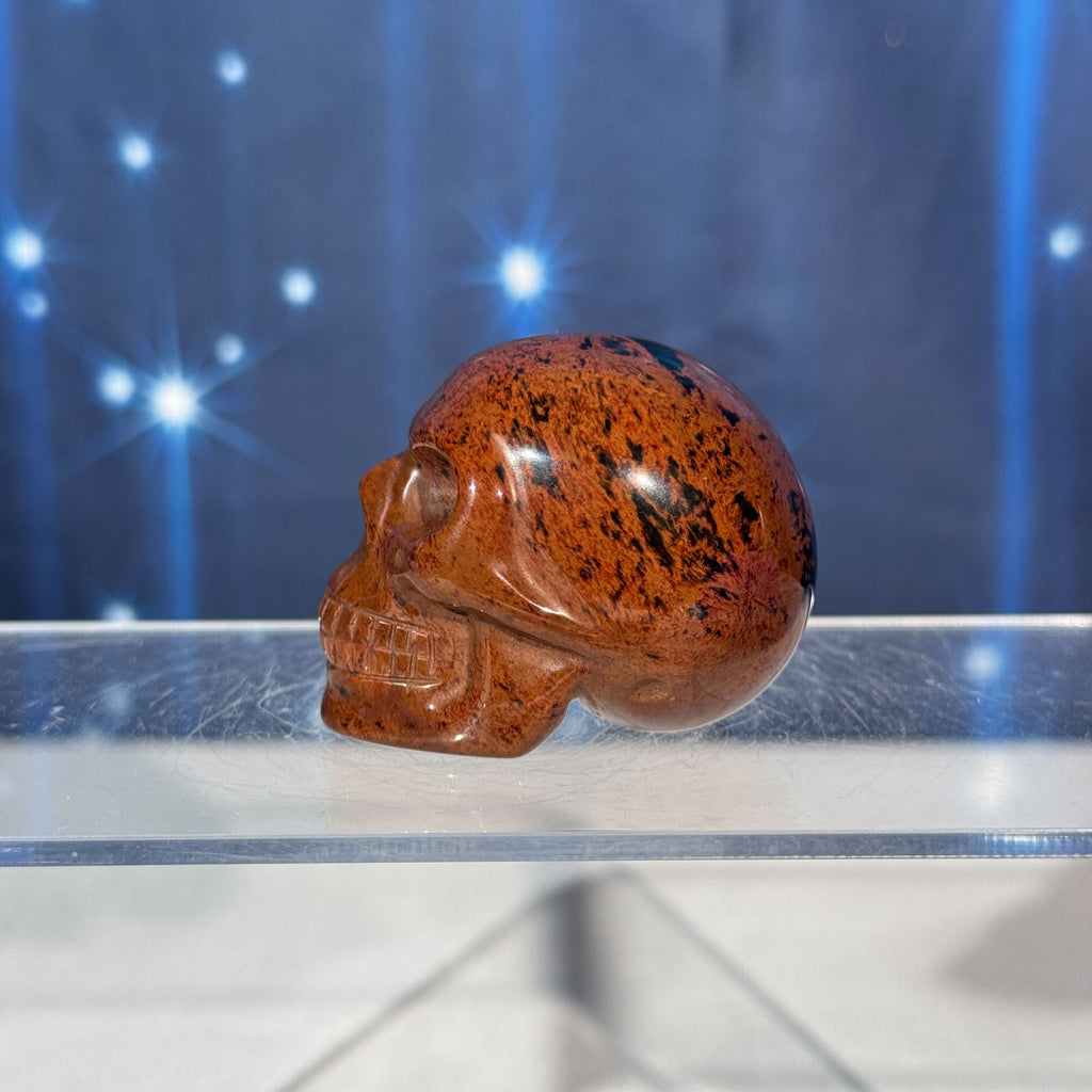 Mahogany Obsidian Skull – 0.094 kg