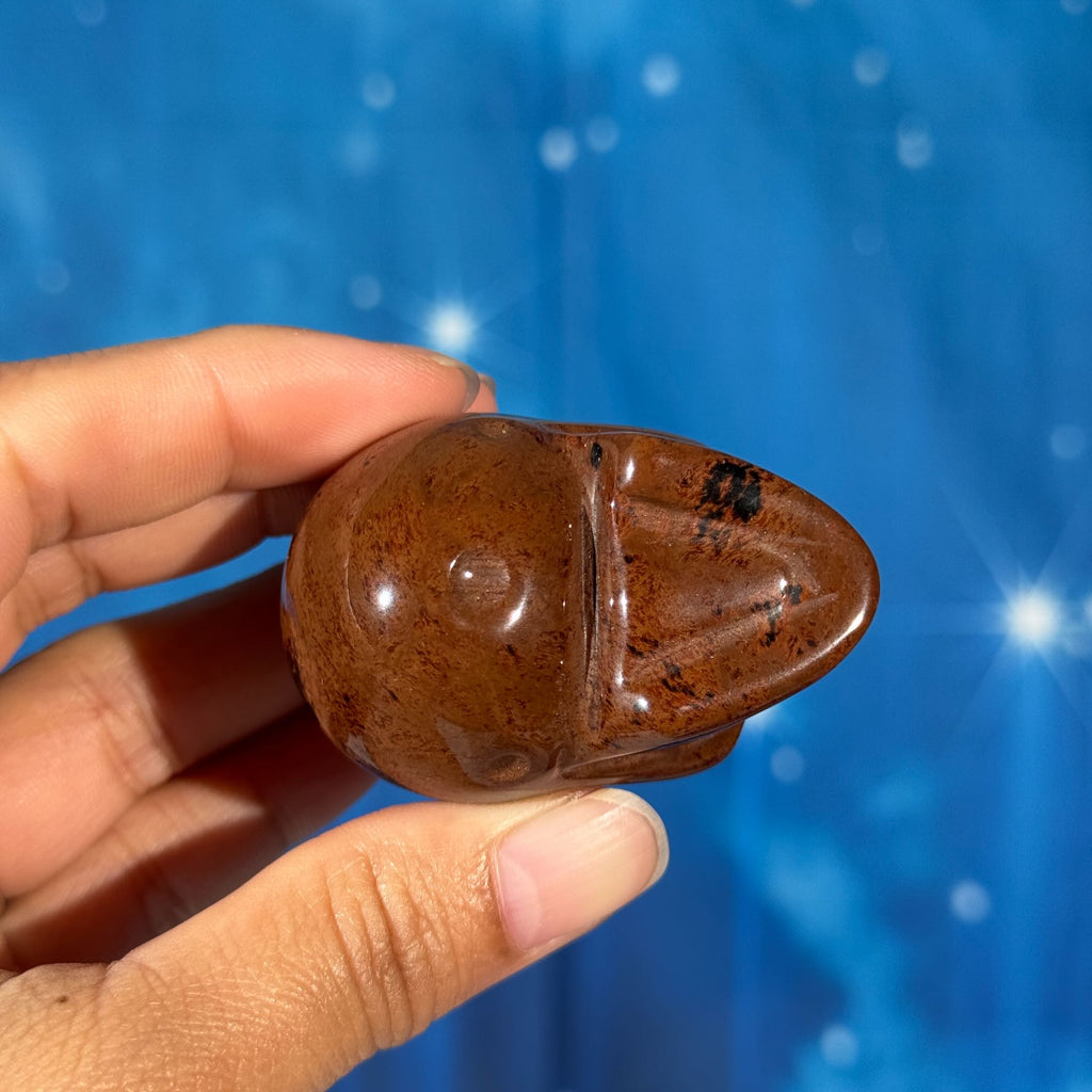 Mahogany Obsidian Skull – 0.094 kg