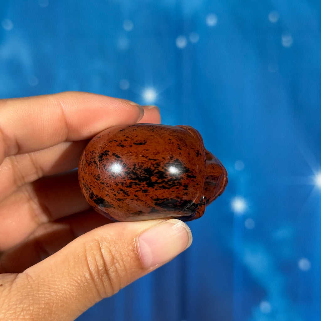 Mahogany Obsidian Skull – 0.071 kg