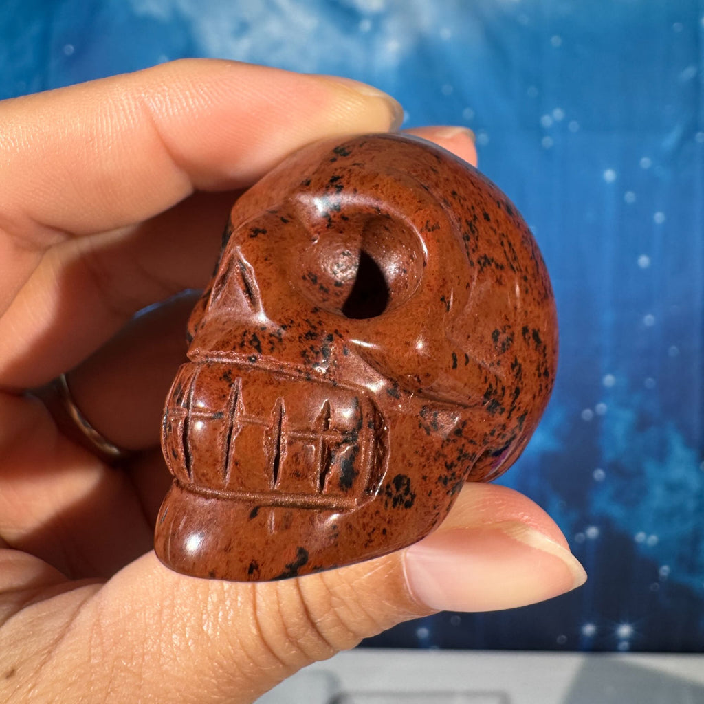 Mahogany Obsidian Skull – 0.071 kg