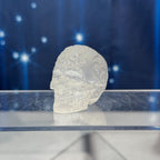 Engraved Satin Spar Skull – 0.057 kg