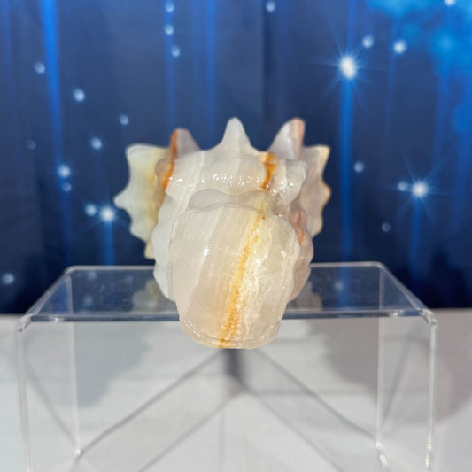 Banded Calcite Dragon Head – 0.802 kg