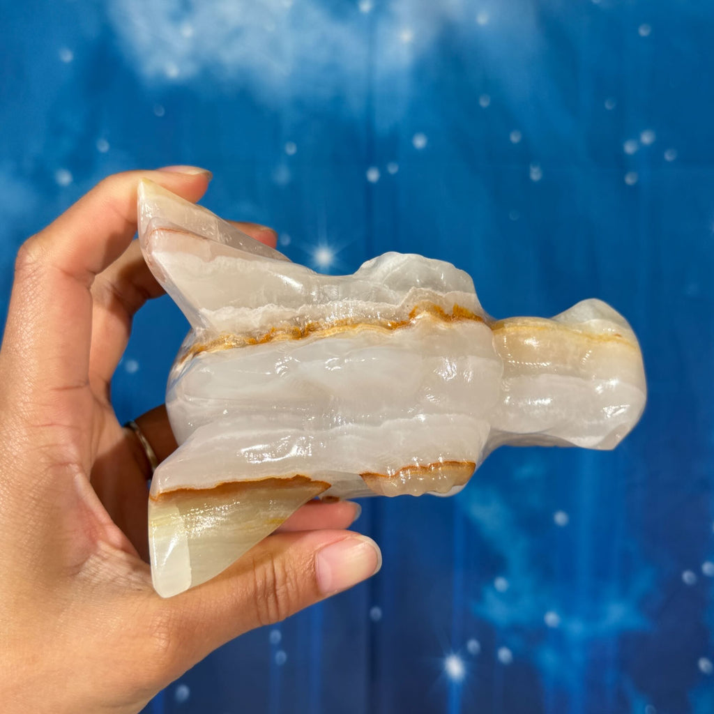 Banded Calcite Dragon Head – 0.802 kg