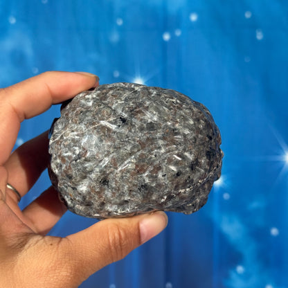 Engraved Sodalite-Syenite Skull – Yooperlite® • 0.612 kg