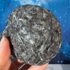 Engraved Sodalite-Syenite Skull – Yooperlite® • 0.638 kg
