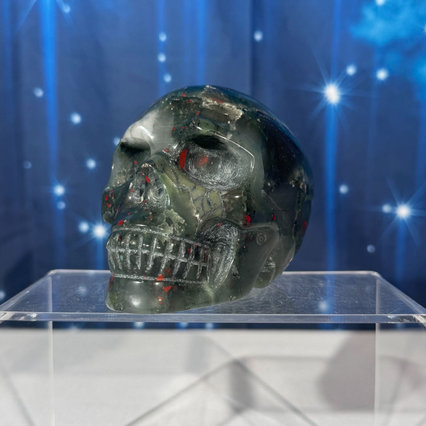 Bloodstone Skull – 0.850 kg