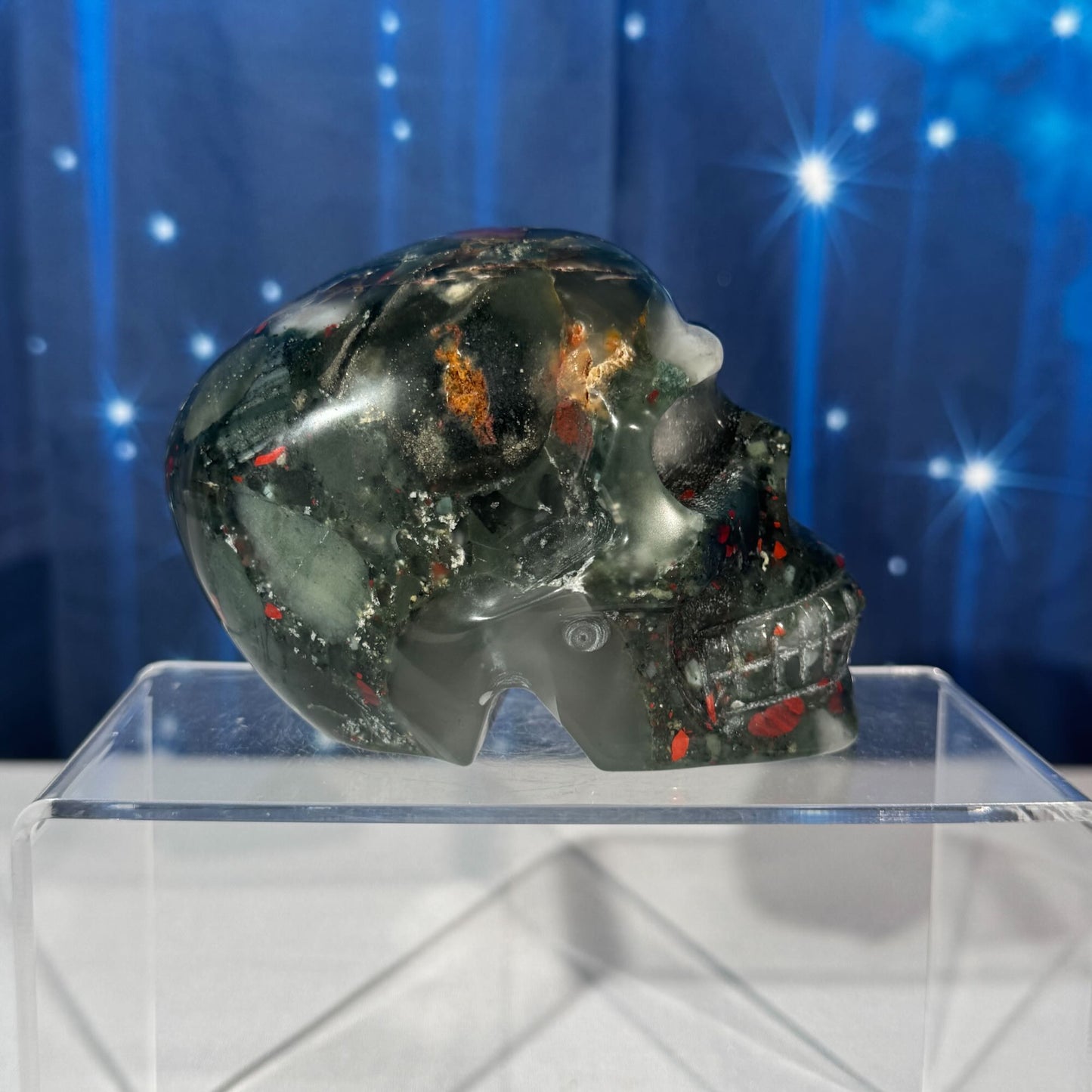 Bloodstone Skull – 0.850 kg