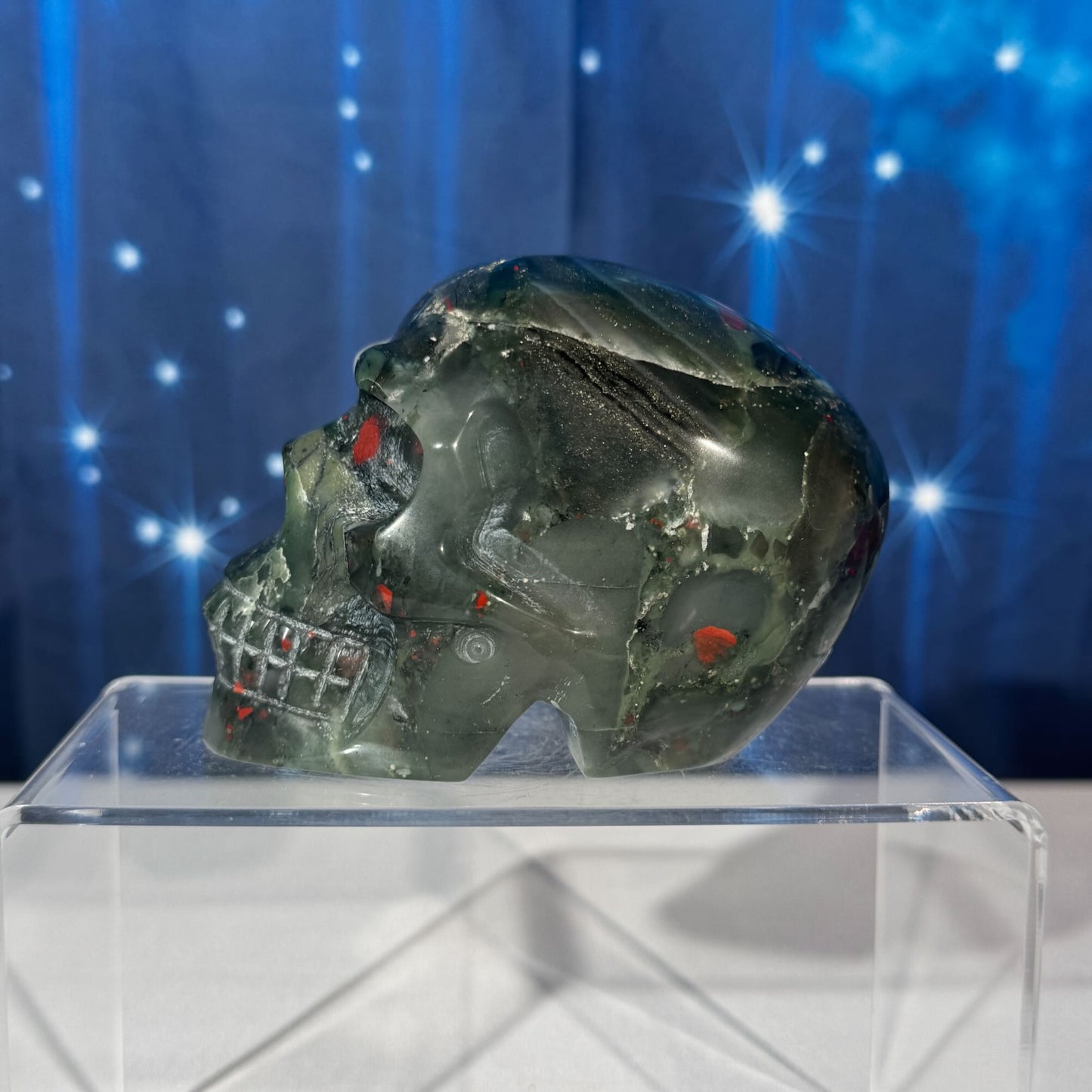 Bloodstone Skull – 0.850 kg
