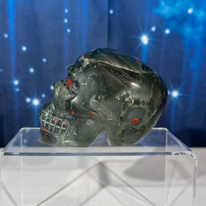 Bloodstone Skull – 0.850 kg