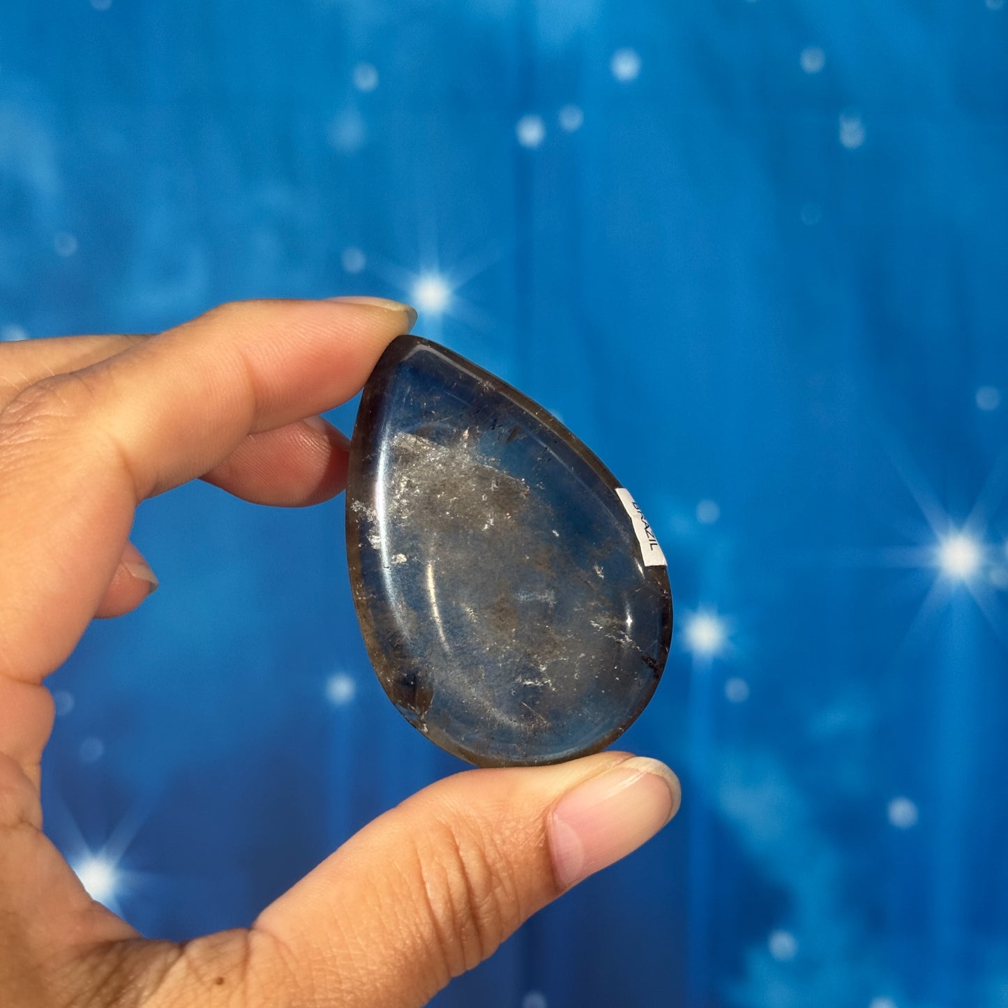Smoky Quartz Teardrop Worry Stone – 0.031 kg