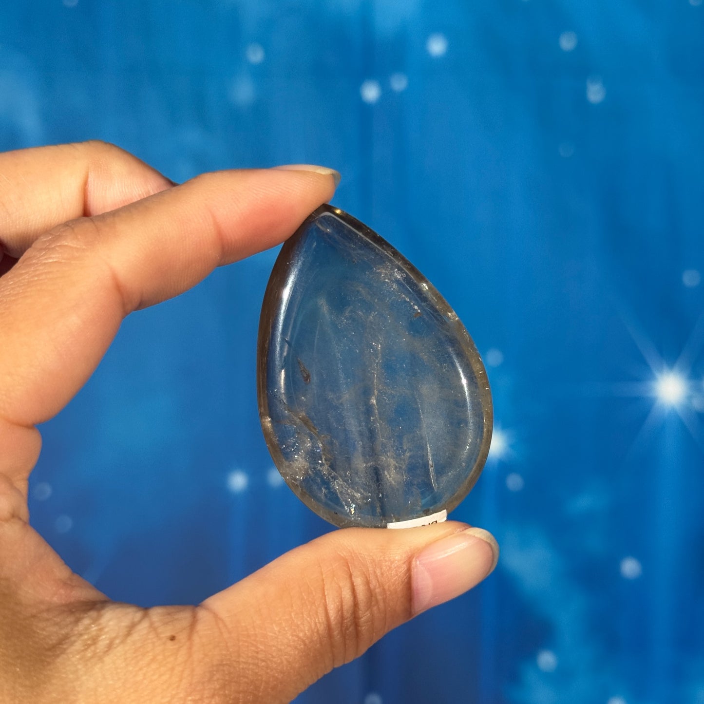 Smoky Quartz Teardrop Worry Stone – 0.031 kg
