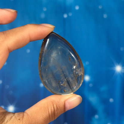 Smoky Quartz Teardrop Worry Stone – 0.031 kg