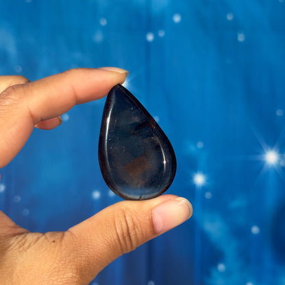 Smoky Quartz Teardrop Worry Stone – 0.022 kg