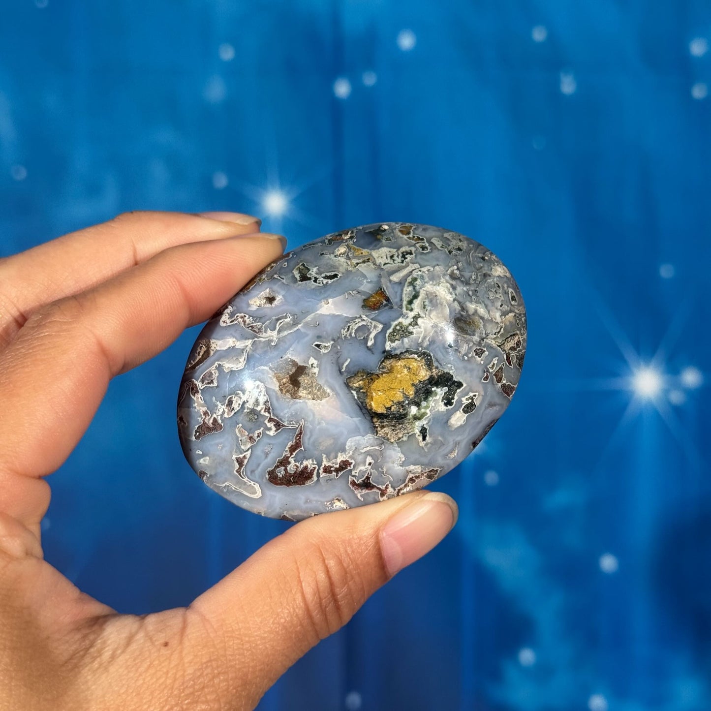 Sea Jasper Palm Stone – 0.096 kg