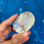 Russian Moonstone with Sunstone Palmstone – Belomorite • 0.074 kg