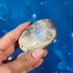 Russian Moonstone with Sunstone Palmstone – Belomorite • 0.082 kg