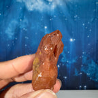 Iron-Stained Quartz Cluster – 0.028 kg