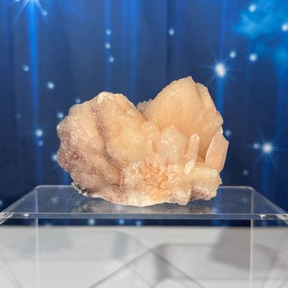 Peach Stilbite with Heulandite Raw – 0.394 kg