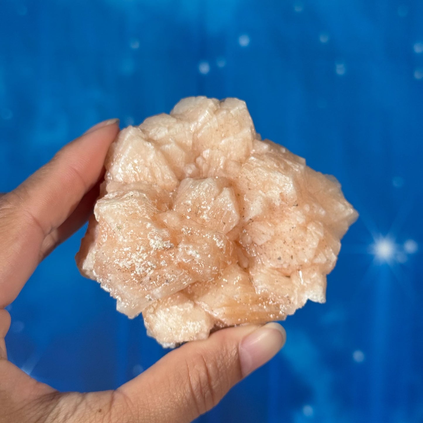 Peach Stilbite Raw – 0.187 kg