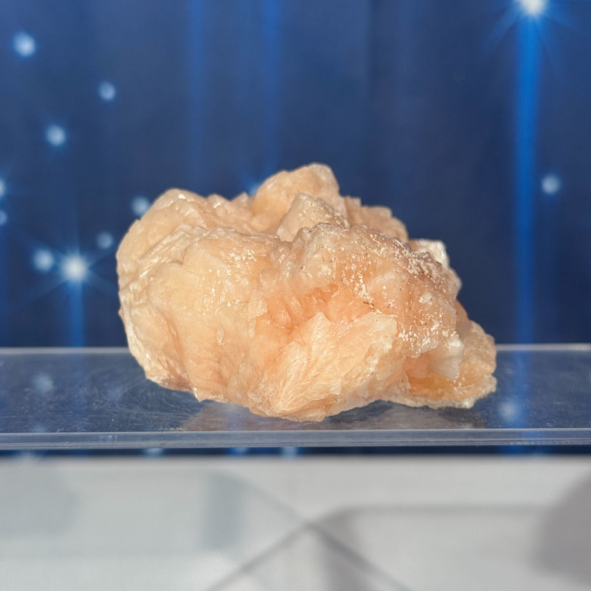 Peach Stilbite Raw – 0.187 kg