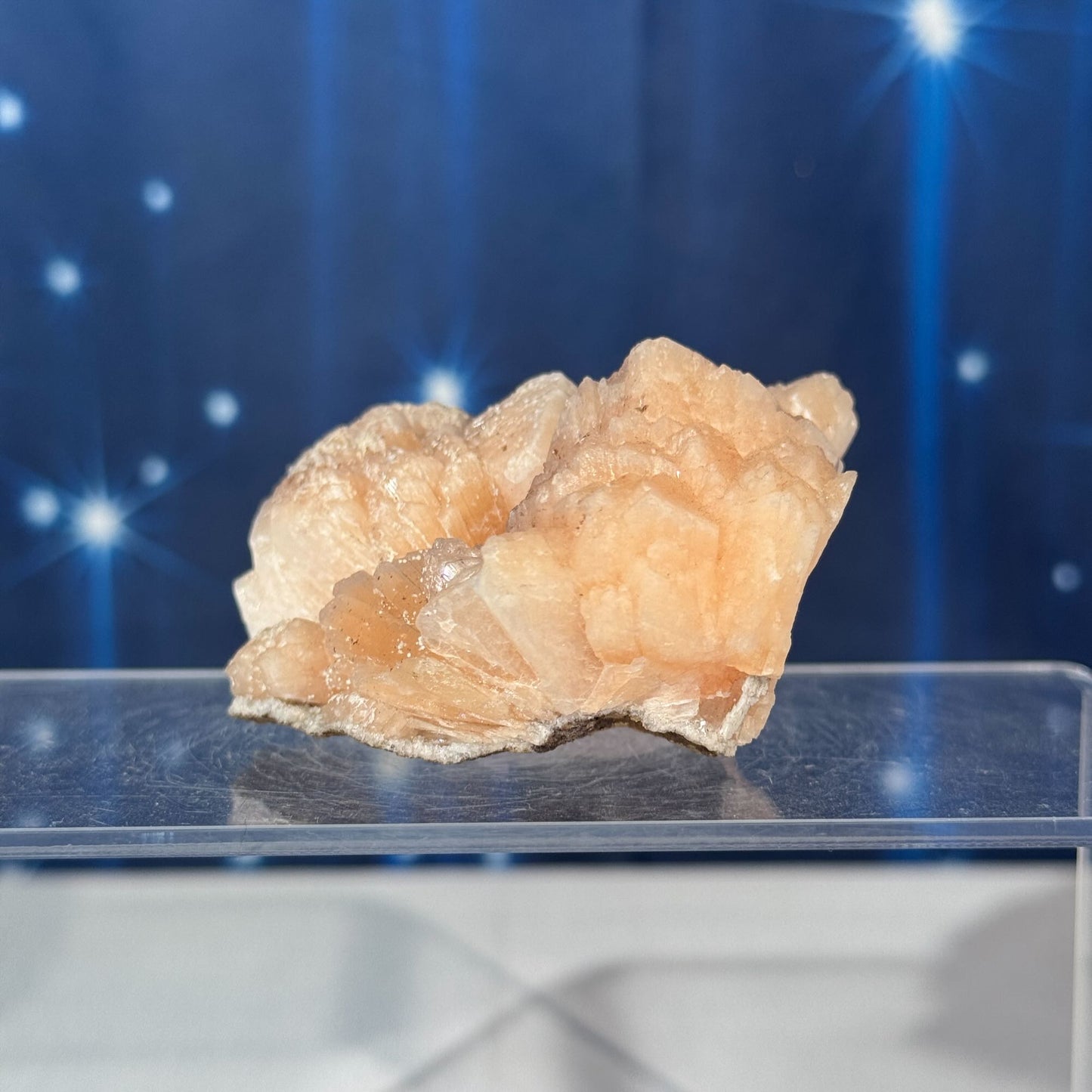 Peach Stilbite Raw – 0.187 kg