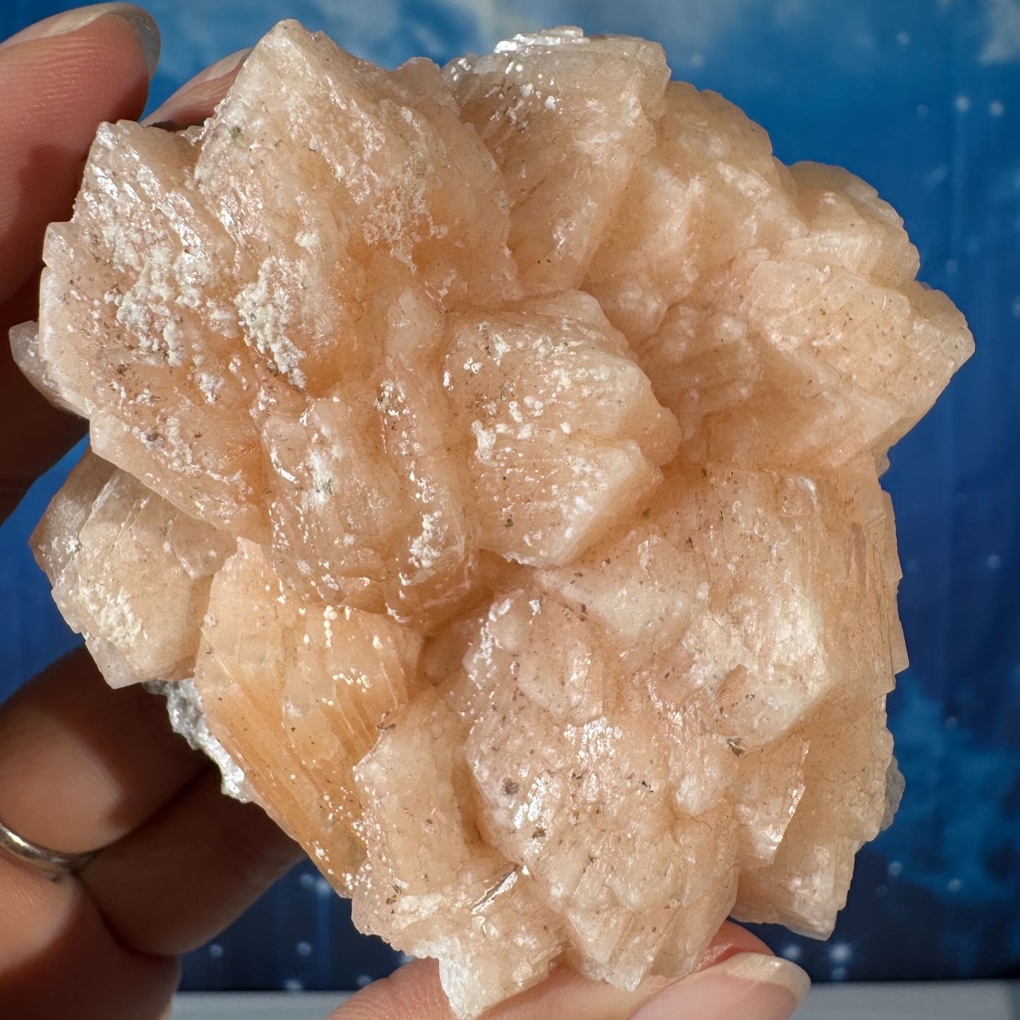 Peach Stilbite Raw – 0.187 kg